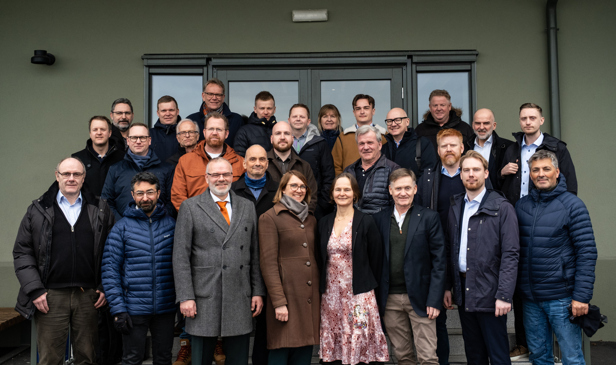 Gruppebilde fra prosjektavsluttning